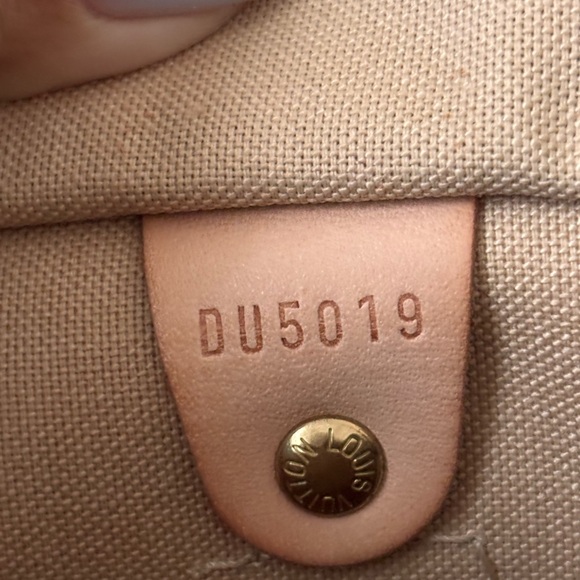 Louis Vuitton Speedy 25 Damier Azur Boston Bag 2009 France - Picture 10 of 10